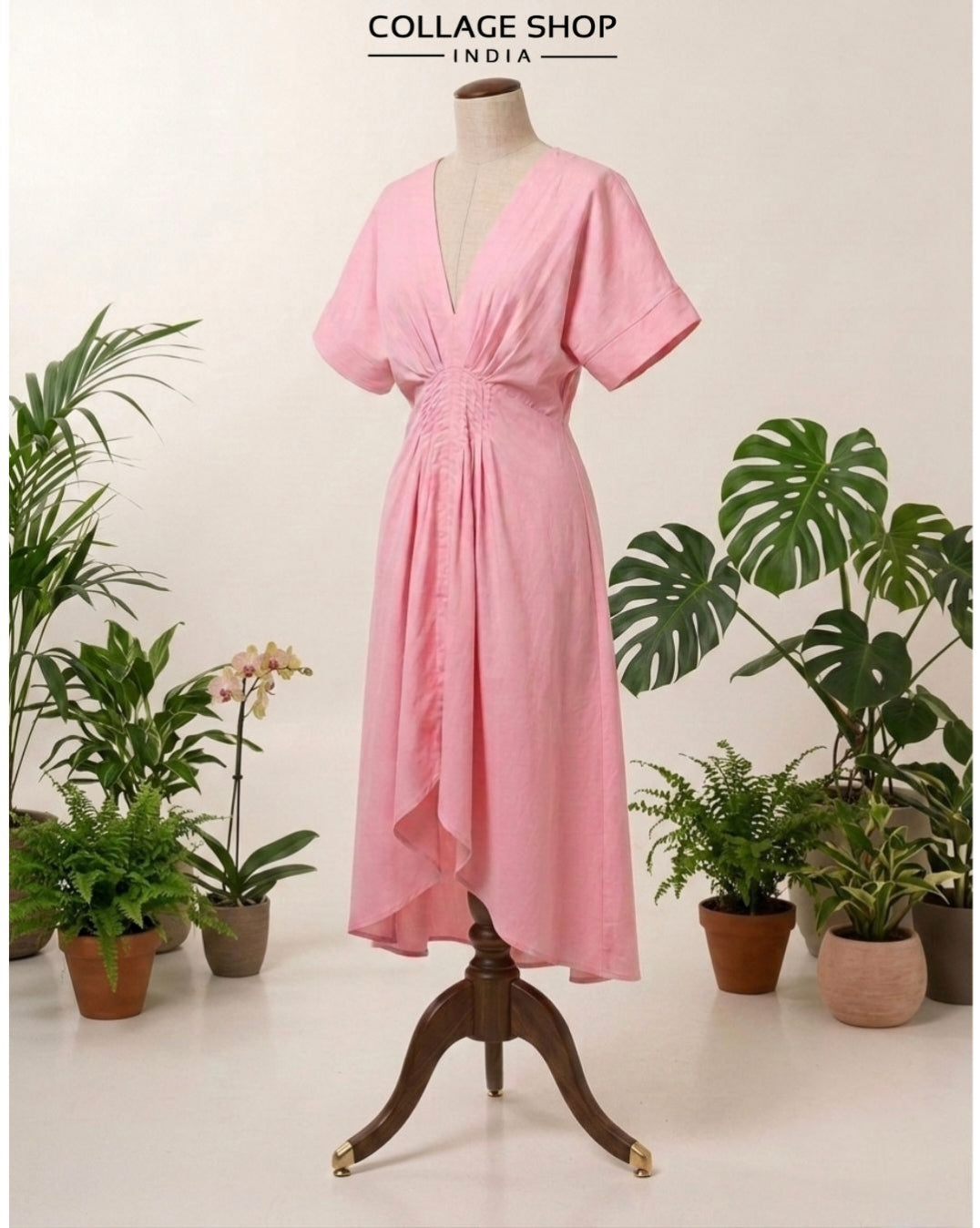 Blush Pink Flowy Dress
