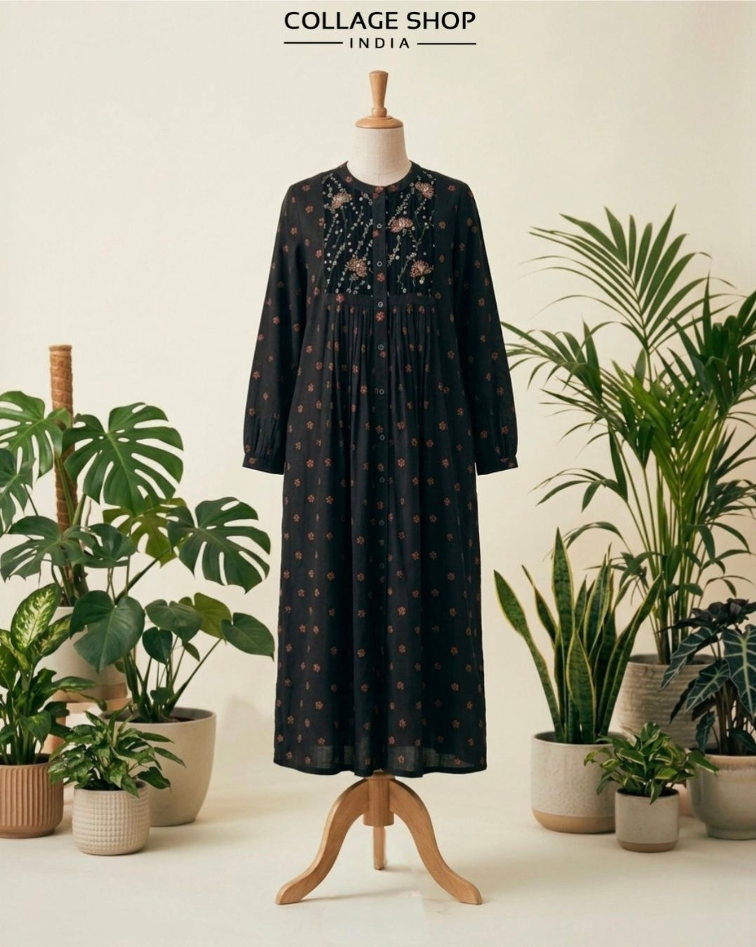 Kala cotton tie-dye dress
